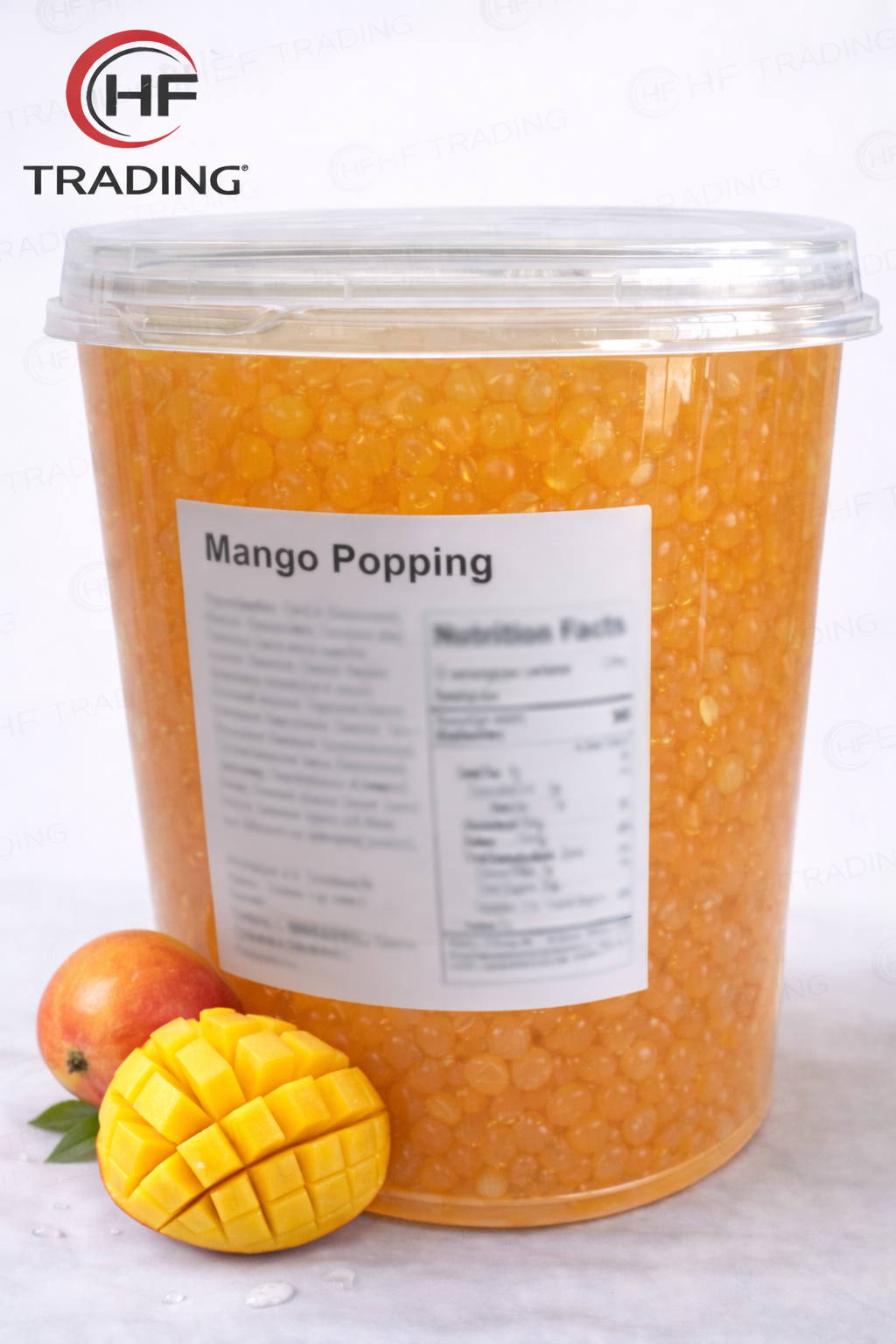 Mango Popping Boba for Bubble Tea