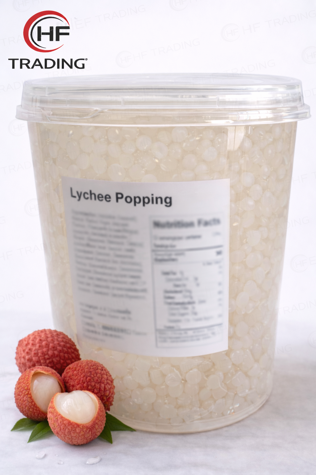 Lychee Popping Boba for Bubble Tea