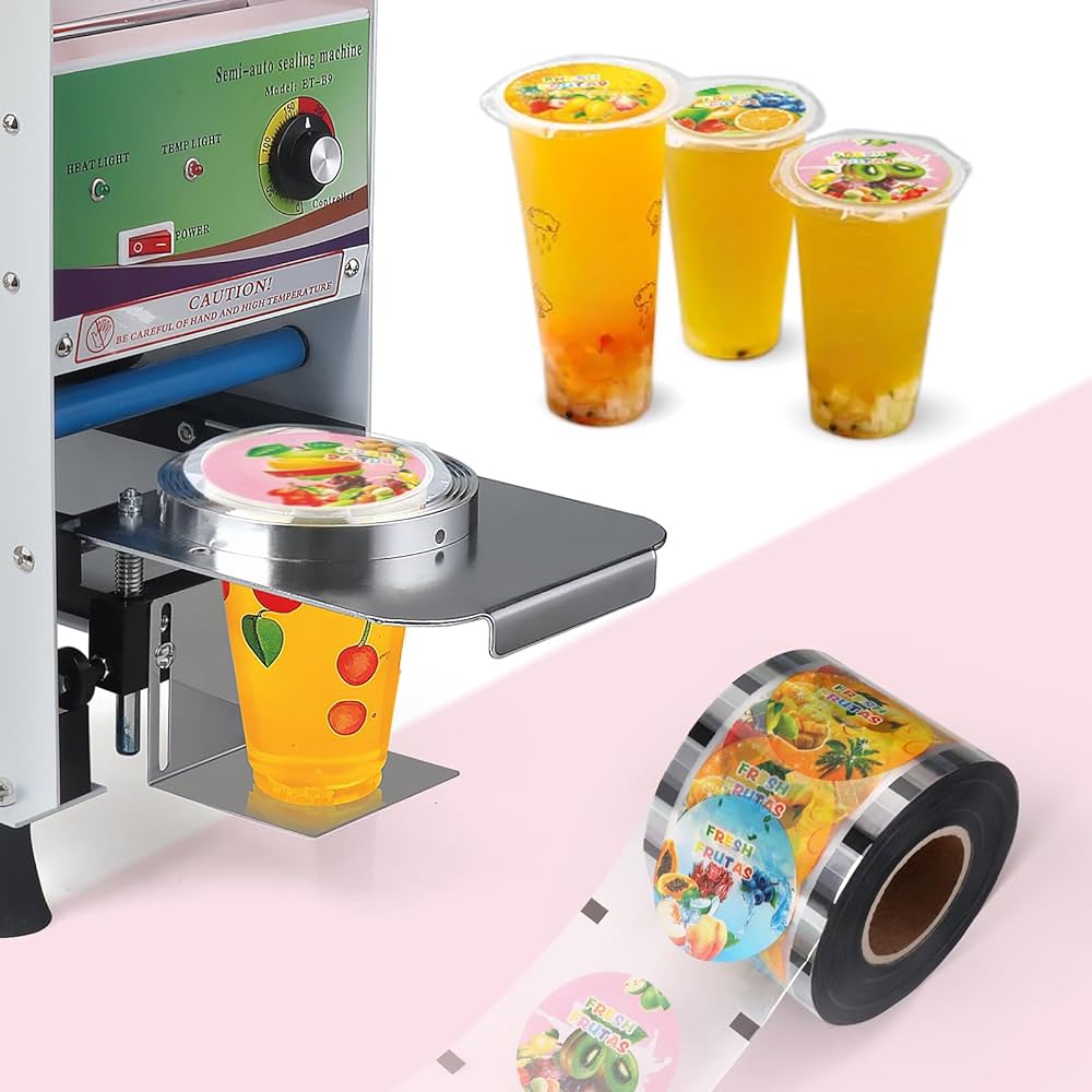 Automatic Bubble Tea Cup Sealing Machine